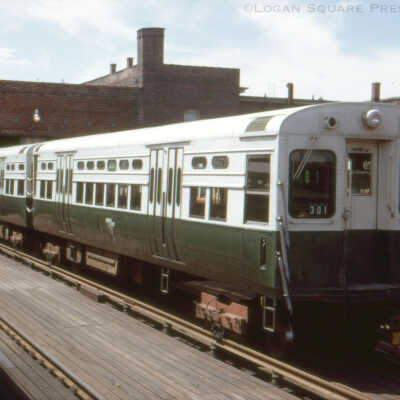 Elevated Train #6679 at Logan Square Terminal
