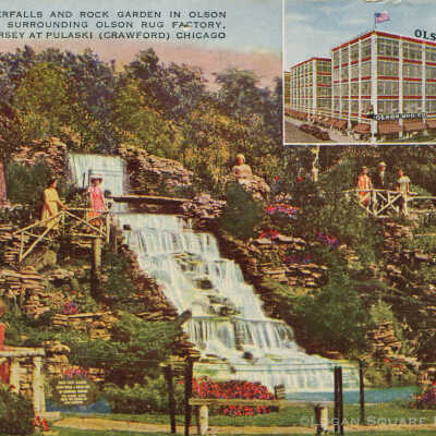 Waterfalls and Rock Garden in Olson Park