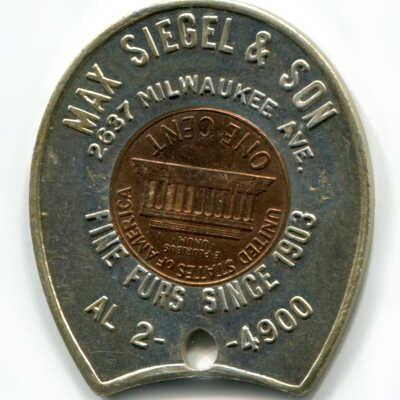 Max Siegel & Son lucky penny keychain