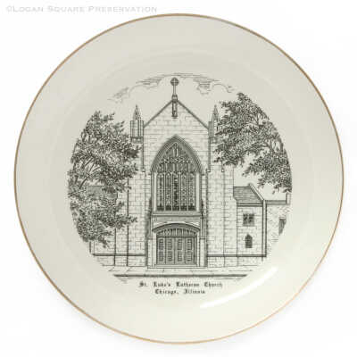 St. Luke's Lutheran Church Plate