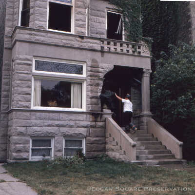 Firemen at 2809 W. Logan Blvd