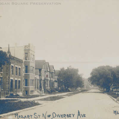 Mozart St N of Diversey Ave