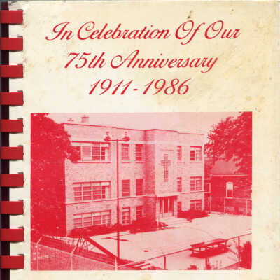 In Celebration of Our 75th Anniversary 1911-1986 cook book