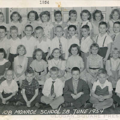Room 108 2nd Grade - Monroe School June 1954