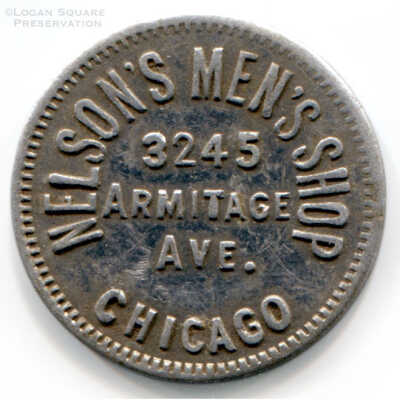 Nelson's Men's Shop Token - Good for 10¢ in Trade on $1.00