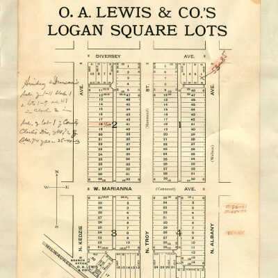 O.A. Lewis & Co's Logan Square Lots