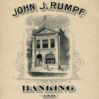 John J. Rumpf Bank trade card