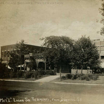 Met "L" Logan Sq. Terminal from Dunning St