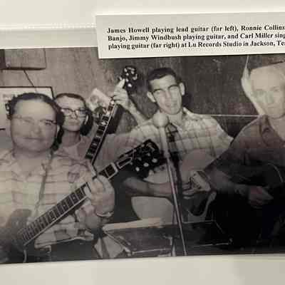 James Howell at Lu Records Studio photo