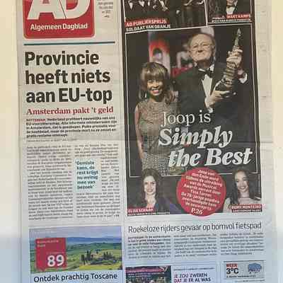 TINA: The Musical Newspaper Article