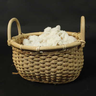 Basket with cotton