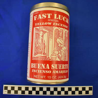 Tin of Powdered Yellow Incense