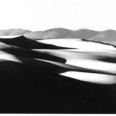 Black and White Dune Landscape, Photograph by Robert Werling - Undated 8" x 10" black and white photograph print