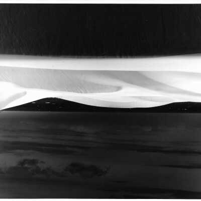 Black and White Dune Landscape, Photograph by Robert Werling - Undated 8" x 10" black and white photograph print