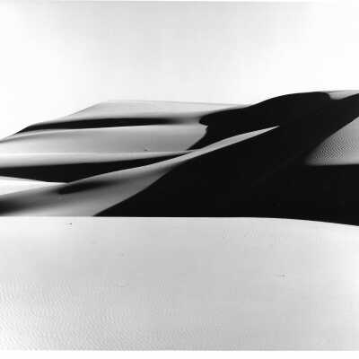 Black and White Dune Landscape, Photograph by Robert Werling - Undated 8" x 10" black and white photograph print