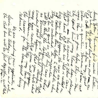 1965. Letter to Kathleen Goddard Jones - August 25