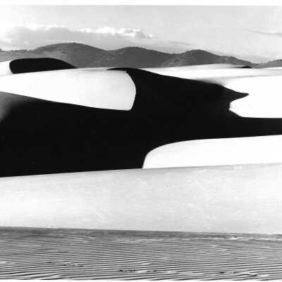 Black and White Dune Landscape, Photograph by Robert Werling - Undated 8" x 10" black and white photograph print