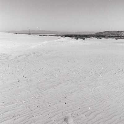 Mobil Coastal Preserve, Guadalupe- Nipomo Dunes Preserve, Febuary 1995 - 4" x 6" black and white photograph