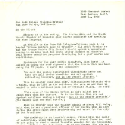 Arroyo golfers lose to trucker - June 11 - 1965