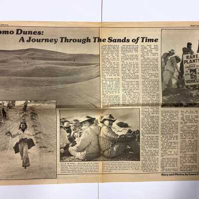 "Nipomo Dunes: A Journey Through the Sands of Time" - Nipomo's Adobe Press article - January 11 - 1980