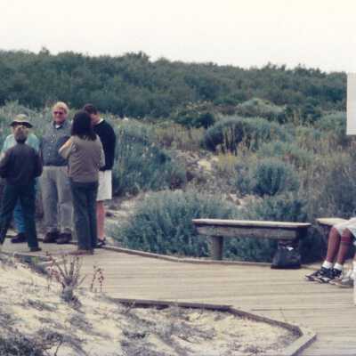 Educational event at Oso Flaco Lake Education Center - Undated 4" x 11.5" color photograph