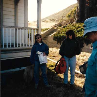 Pecho Coast Trail, The Nature Conservancy Program Graduation, 1996 - 4" x 6" color photograph