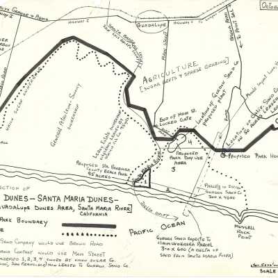 South section of Nipomo Dunes proposed park boundaries