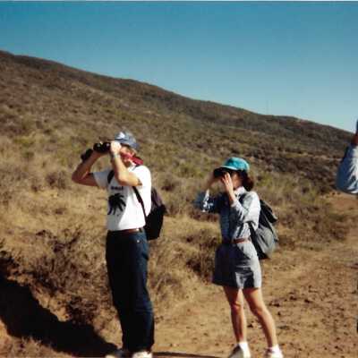 Pecho Coast Trail, Fossil hunting, The Nature Conservancy, 2/1/1993 - 3.5" x 5" color photograph