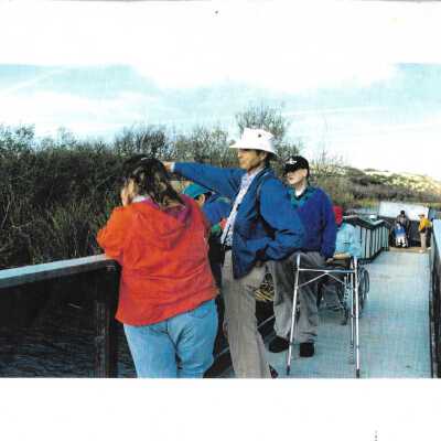 Birding Trip, Oso Flaco Lake - Undated 8.5" x 11" color photograph
