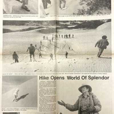 "Hike Opens World of Splendor" - Five Cities Times-Press-Recorder article - January 7 - 1987