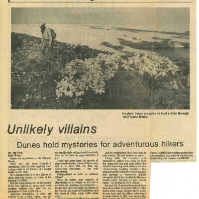 "Unlikely Villains: Dunes Hold Mysteries for Adventure", - San Luis Obispo County Telegram-Tribune article - January 5 - 1978