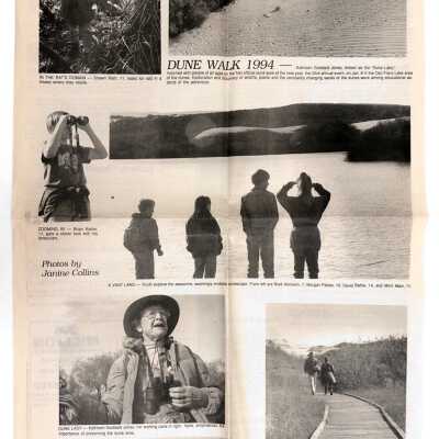 Friday, January 14, Five Cities Times-Press-Recorder, Arroyo Grande, CA - "Dune Walk 1994" Photos by Janine Collins - 1994