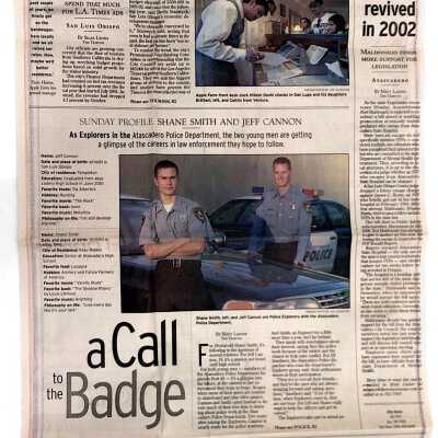 "Dunes Walk goes on without Kathleen Jones" Sunday, January  6, The Tribune San Luis Obispo County, CA - 2002