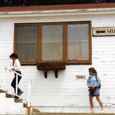 Point San Luis Lighthouse, The Nature Conservancy hike, in photo album from Joyce Hall - Undated 3.5" x 5" color photograph