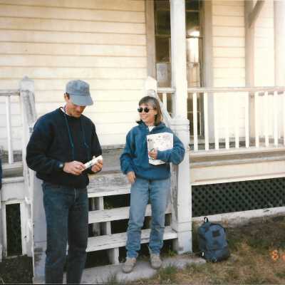 Pecho Coast Trail, The Nature Conservancy Program Graduation, 1996 - 4" x 6" color photograph