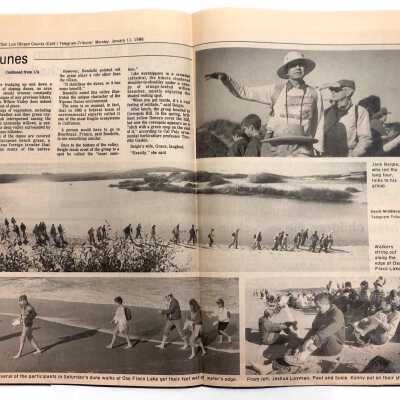 "Dunes" continuation of article by David Middlecamp, Monday, January 11 - 1988 San Luis Obsipo County Telegram-Tribune
