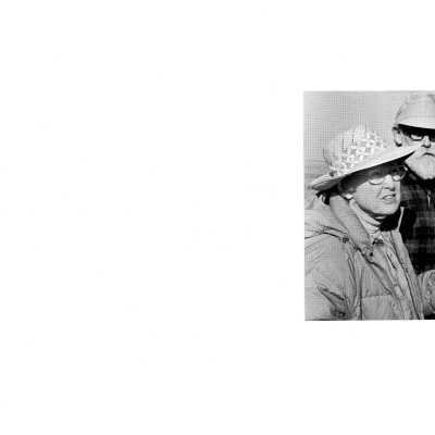Kathleen Goddard-Jones and Bill Denneen on Coreopsis Hill, April 10 - 1985
