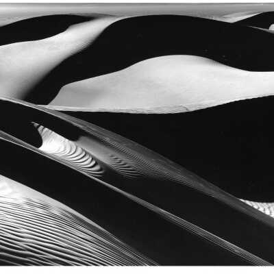 Black and White Dune Landscape, Photograph by Robert Werling - Undated 8" x 10" black and white photograph print