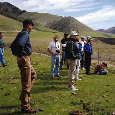 The Nature Conservancy, Member field trip, in photo album from Joyce Hall - Undated 3.5" x 5" color photograph