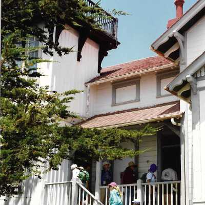 Point San Luis Lighthouse, The Nature Conservancy hike, in photo album from Joyce Hall - Undated 3.5" x 5" color photograph