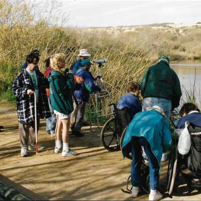 Birding Trip, Mobil Coastal Preserve, Guadalupe- Nipomo Dunes Preserve - Undated 4" x 6" color photograph
