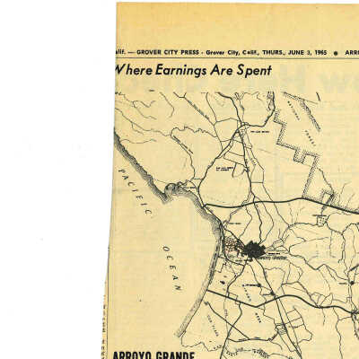 Map IV Loca Trade Area - June 3 - 1965