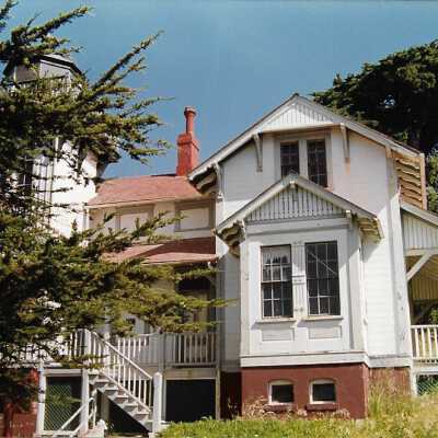 Point San Luis Lighthouse, The Nature Conservancy hike, in photo album from Joyce Hall - Undated 3.5" x 5" color photograph
