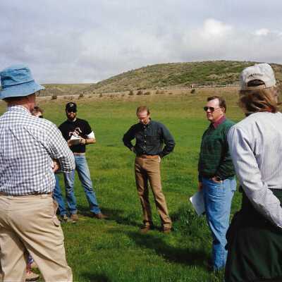 The Nature Conservancy, Member field trip, in photo album from Joyce Hall - Undated 3.5" x 5" color photograph
