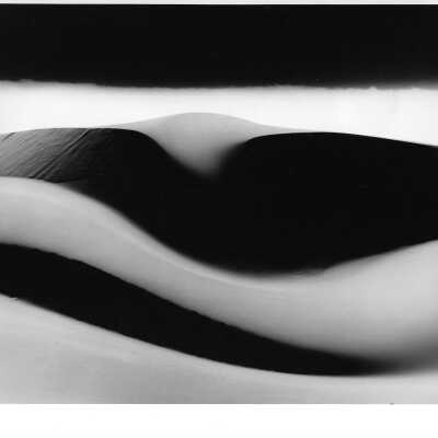 Black and White Dune Landscape, Photograph by Robert Werling - Undated 8" x 10" black and white photograph print