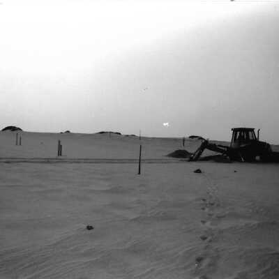 Mobil Coastal Preserve, Guadalupe- Nipomo Dunes Preserve, Febuary 1995 - 3.5" x 5" black and white photograph