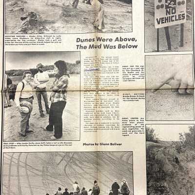 "Dunes Were Above, The Mud Was Below" - Five Cities Times-Press-Recorder article - January 7 - 1981