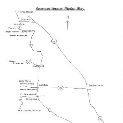 Ocean Dunes Photo Map