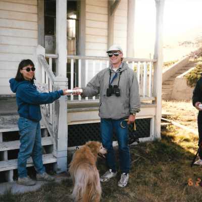 Pecho Coast Trail, The Nature Conservancy Program Graduation, 1996 - 4" x 6" color photograph