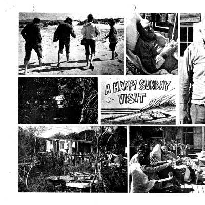 Series of photographs of Bert Schievink and friend